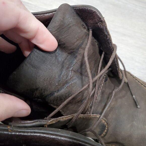 Born Henrik Mens Chukka Ankle Boots Brown Leather Lace Up Sz 9/40.5 - Picture 12 of 16